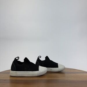 Little Kids Open Edit Teri Knit Black Comfort Casual Sneakers Shoes Size 6 C GUC